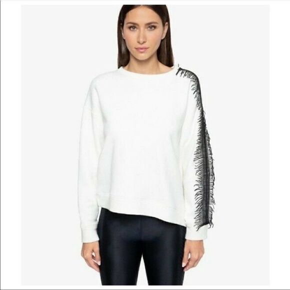 Koral White Sweatshirt new with defects on - Picture 2 of 7